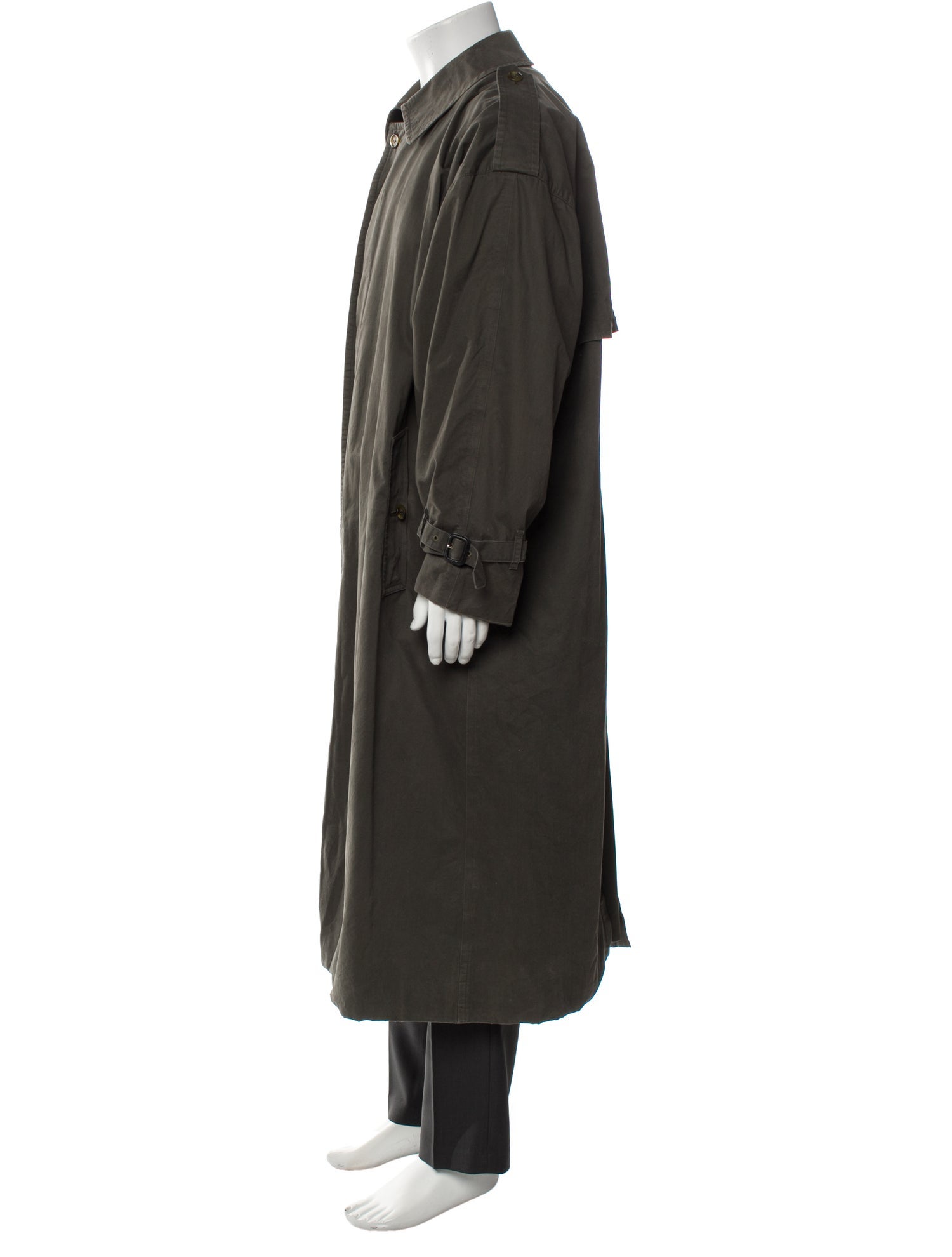 Burberry's Nova Check Pattern Trench Coat