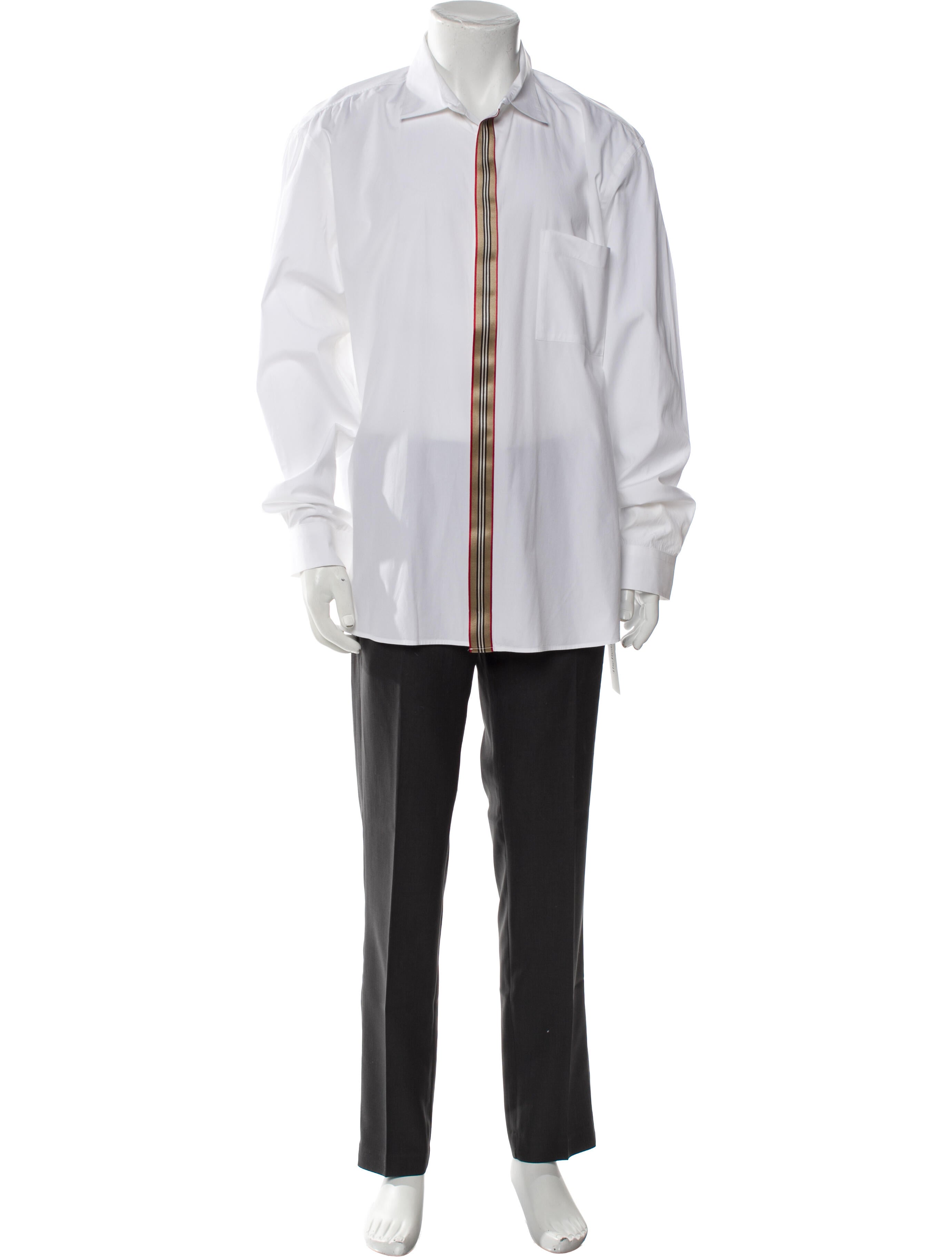 Burberry Striped Long Sleeve Shirt