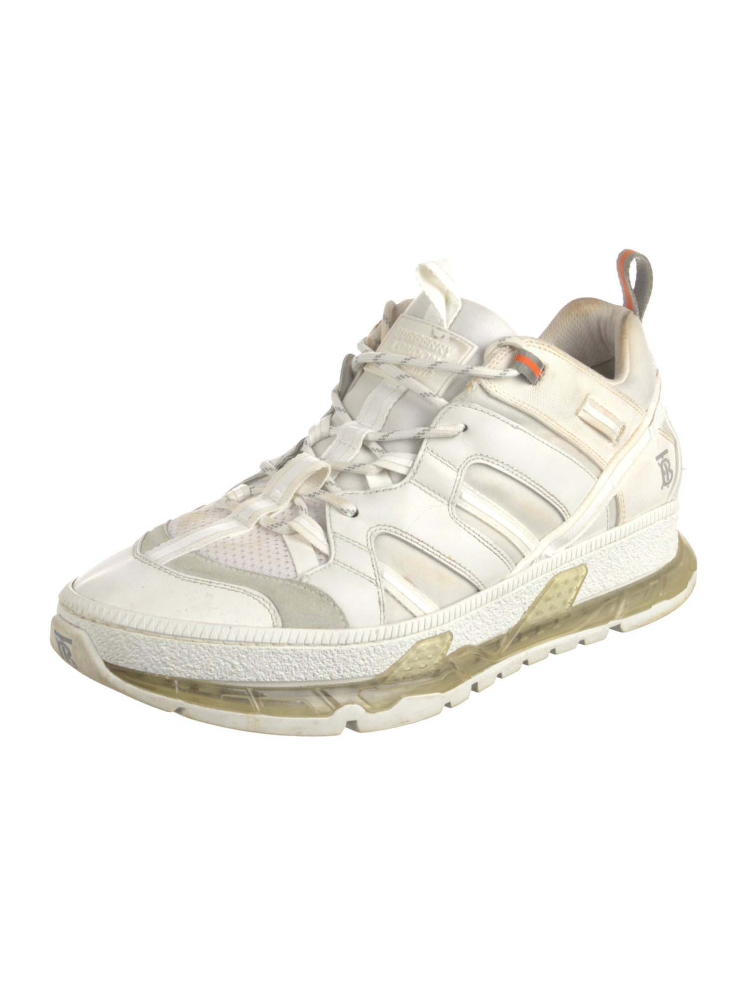 Burberry Leather Printed Sneakers