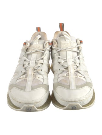 Burberry Leather Printed Sneakers