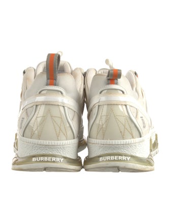 Burberry Leather Printed Sneakers