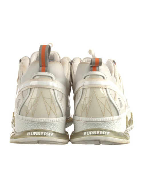 Burberry Leather Printed Sneakers