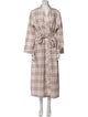 Burberry London Plaid Print Robe