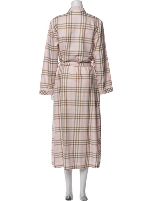 Burberry London Plaid Print Robe