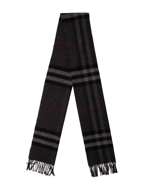 Burberry Cashmere Nova Check Pattern Scarf