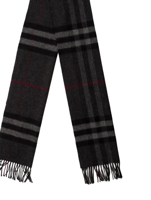 Burberry Cashmere Nova Check Pattern Scarf
