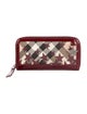 Burberry Printed Continental Wallet
