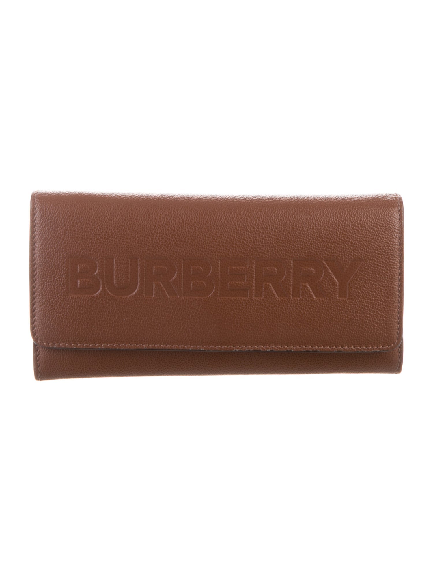 Burberry Leather Continental Wallet