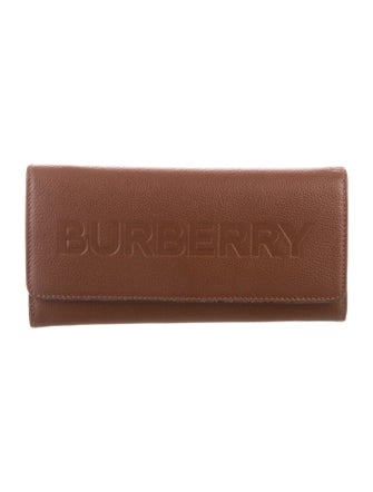 Burberry Leather Continental Wallet