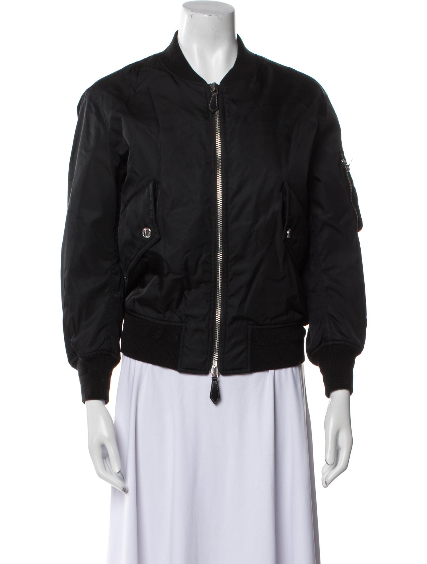 Burberry Nylon Bomber Jacket