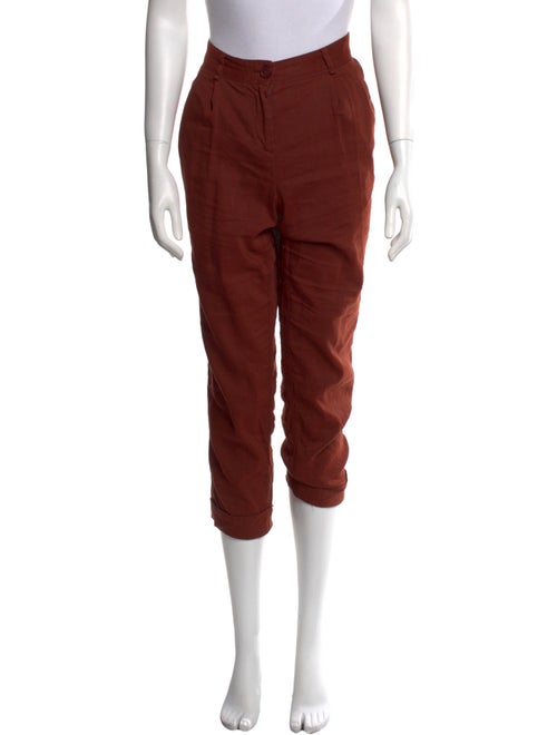 Burberry Virgin Wool Straight Leg Pants