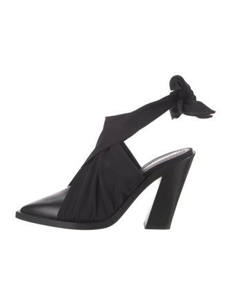 Burberry Leather Slingback Pumps