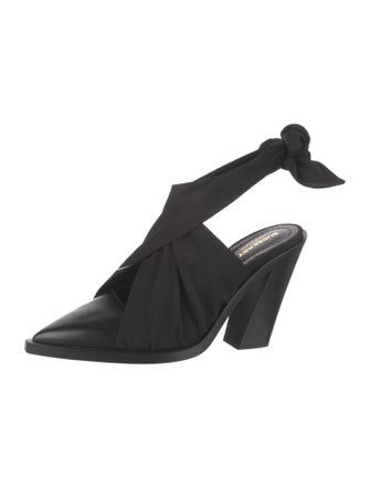Burberry Leather Slingback Pumps