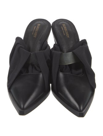 Burberry Leather Slingback Pumps