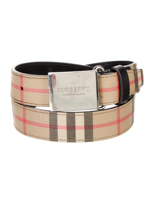 Burberry George 35MM House Check Pattern Belt