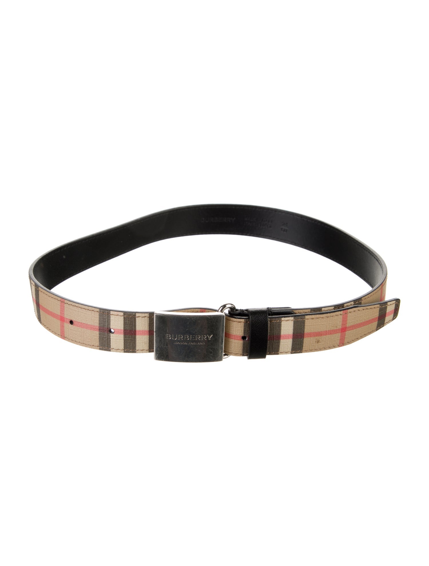 Burberry George 35MM House Check Pattern Belt