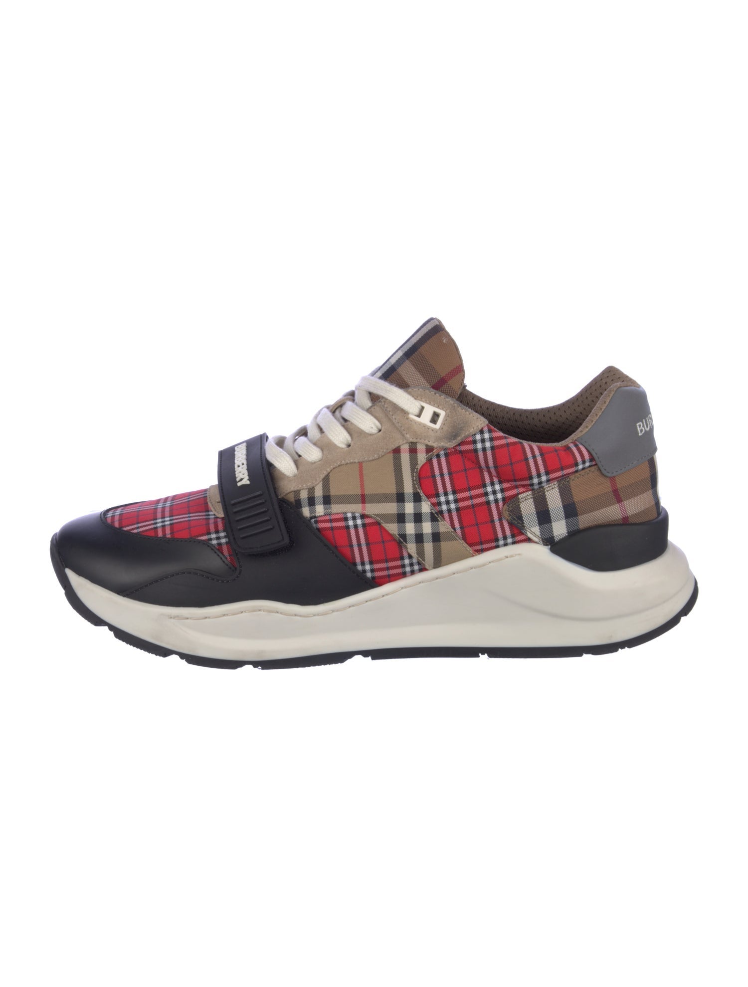 Burberry House Check Pattern Canvas Sneakers