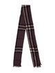 Burberry Merino Wool Nova Check Pattern Scarf