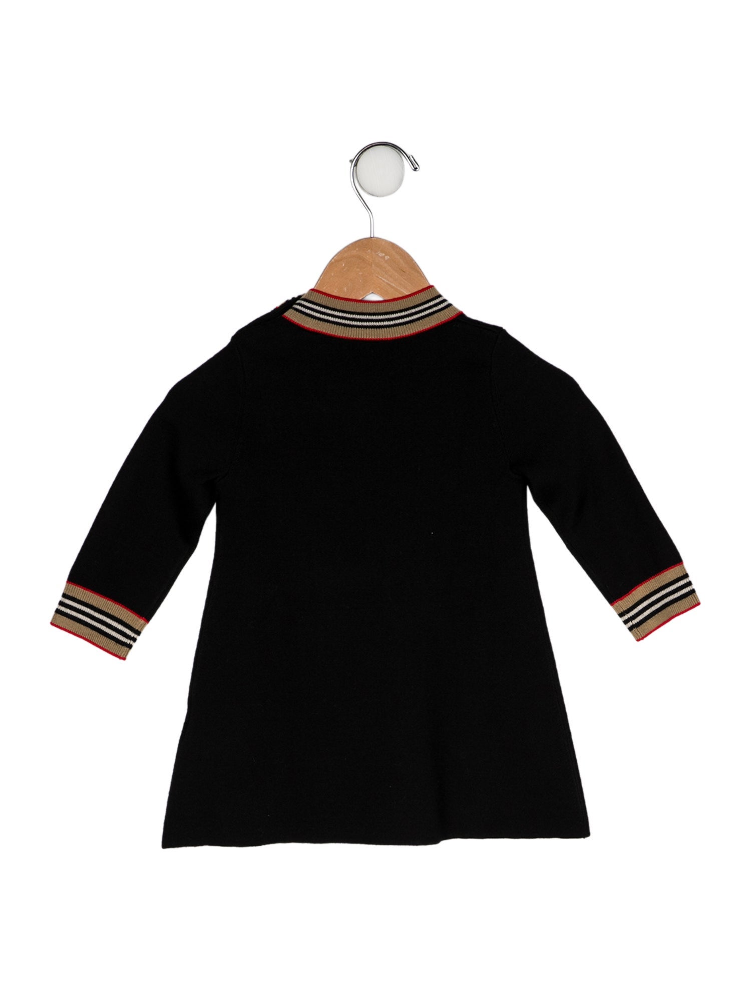 Burberry Sweater Check Trim Dress w/Tags