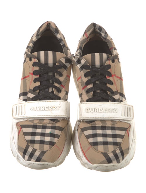 Burberry Canvas Printed Chunky Sneakers