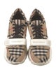 Burberry Canvas Printed Chunky Sneakers