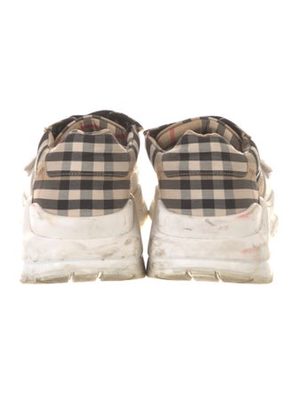 Burberry Canvas Printed Chunky Sneakers