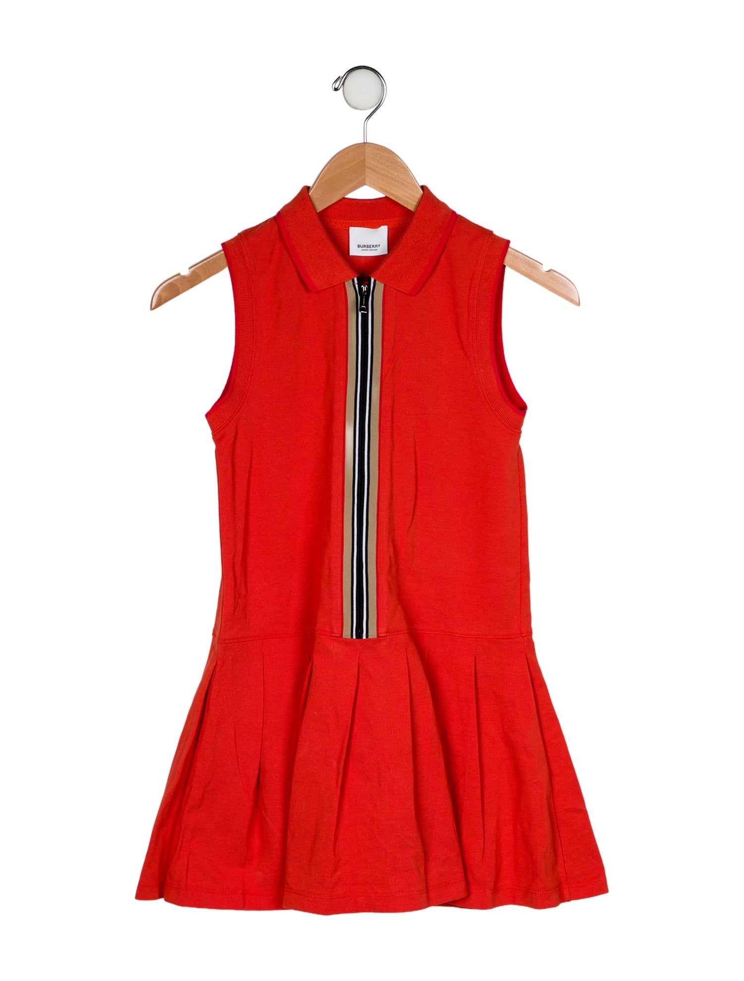Burberry Solid Sleeveless Dress