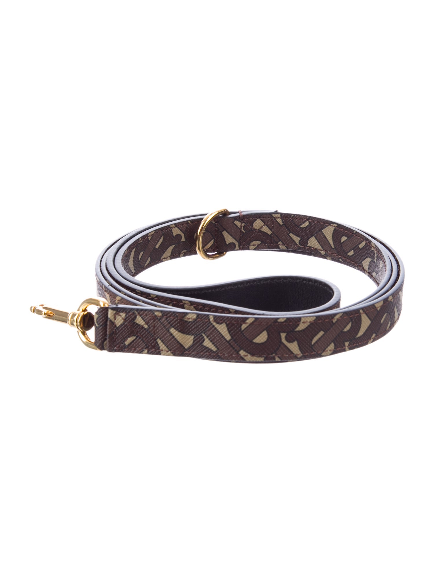 Burberry TB Monogram Dog Leash w/ Tags