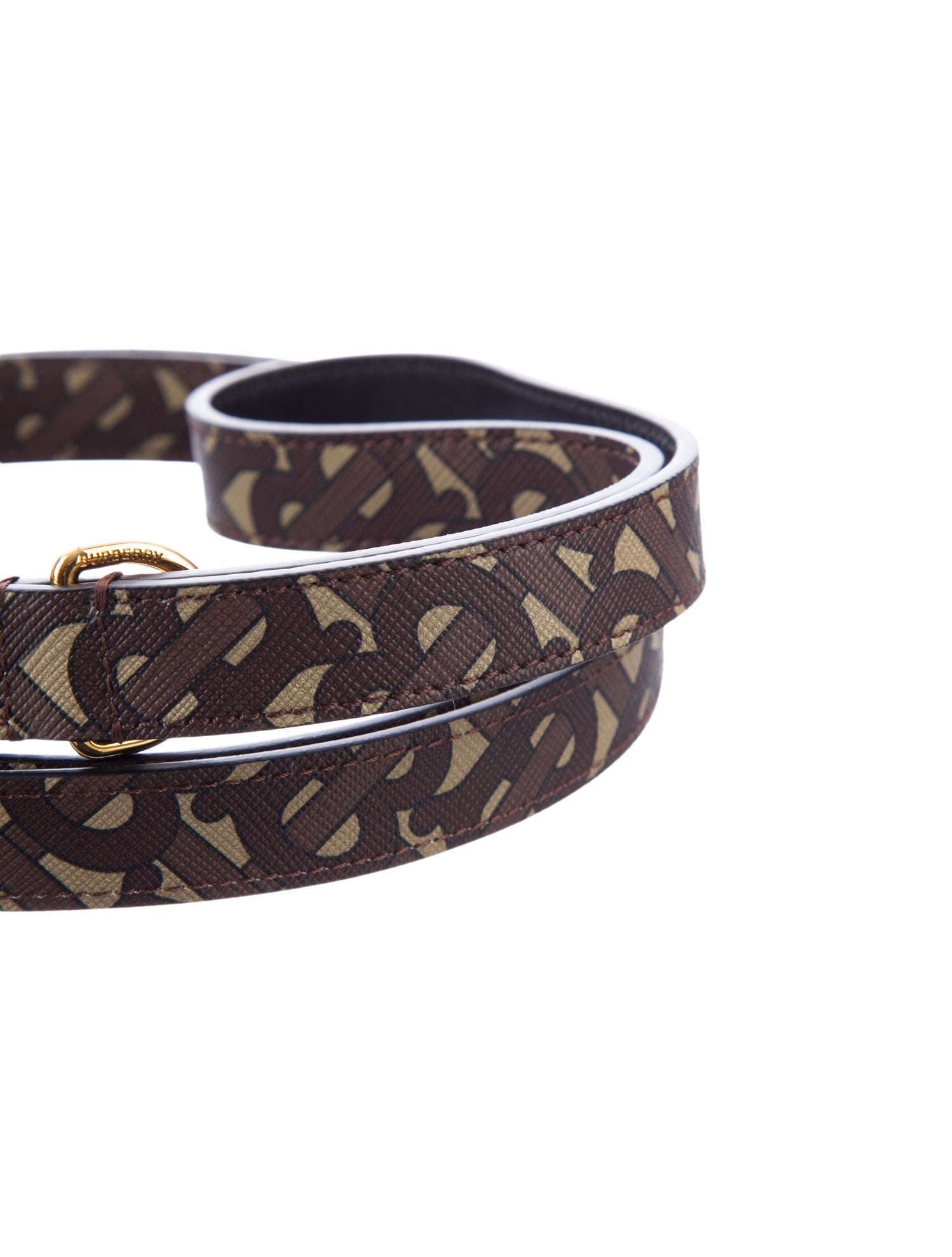 Burberry TB Monogram Dog Leash w/ Tags
