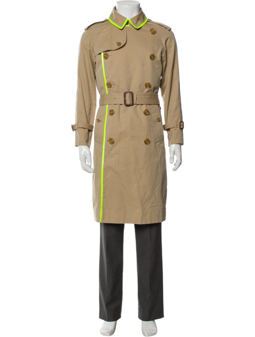 Burberry Nova Check Pattern Trench Coat