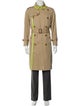 Burberry Nova Check Pattern Trench Coat