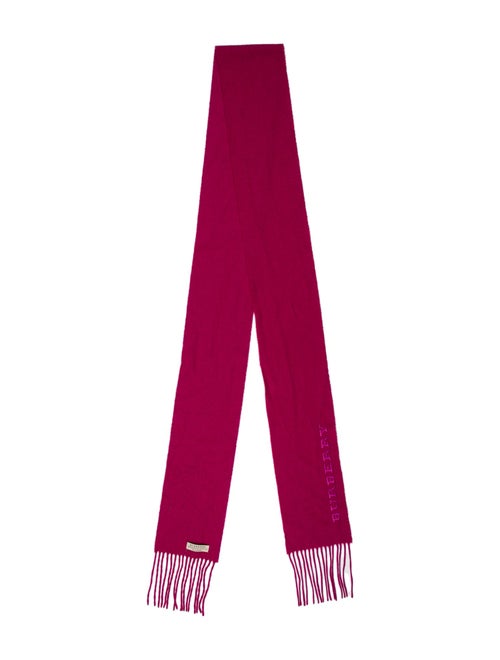 Burberry Cashmere House Check Pattern Scarf