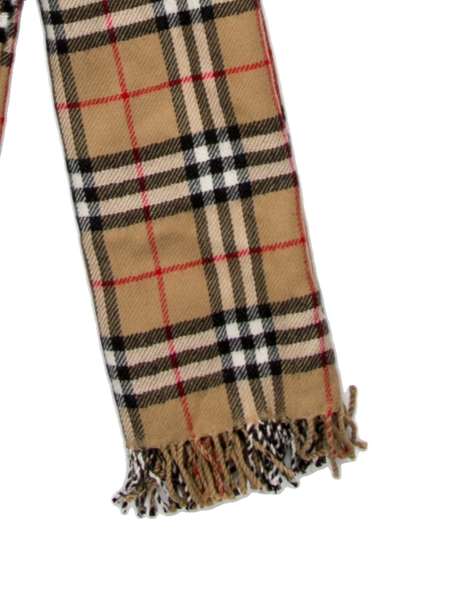 Burberry Merino Wool Striped Scarf w/ Tags