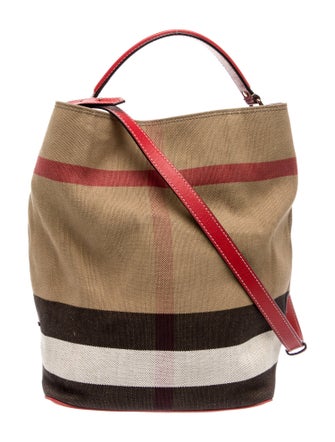 Burberry House Check Bucket Bag