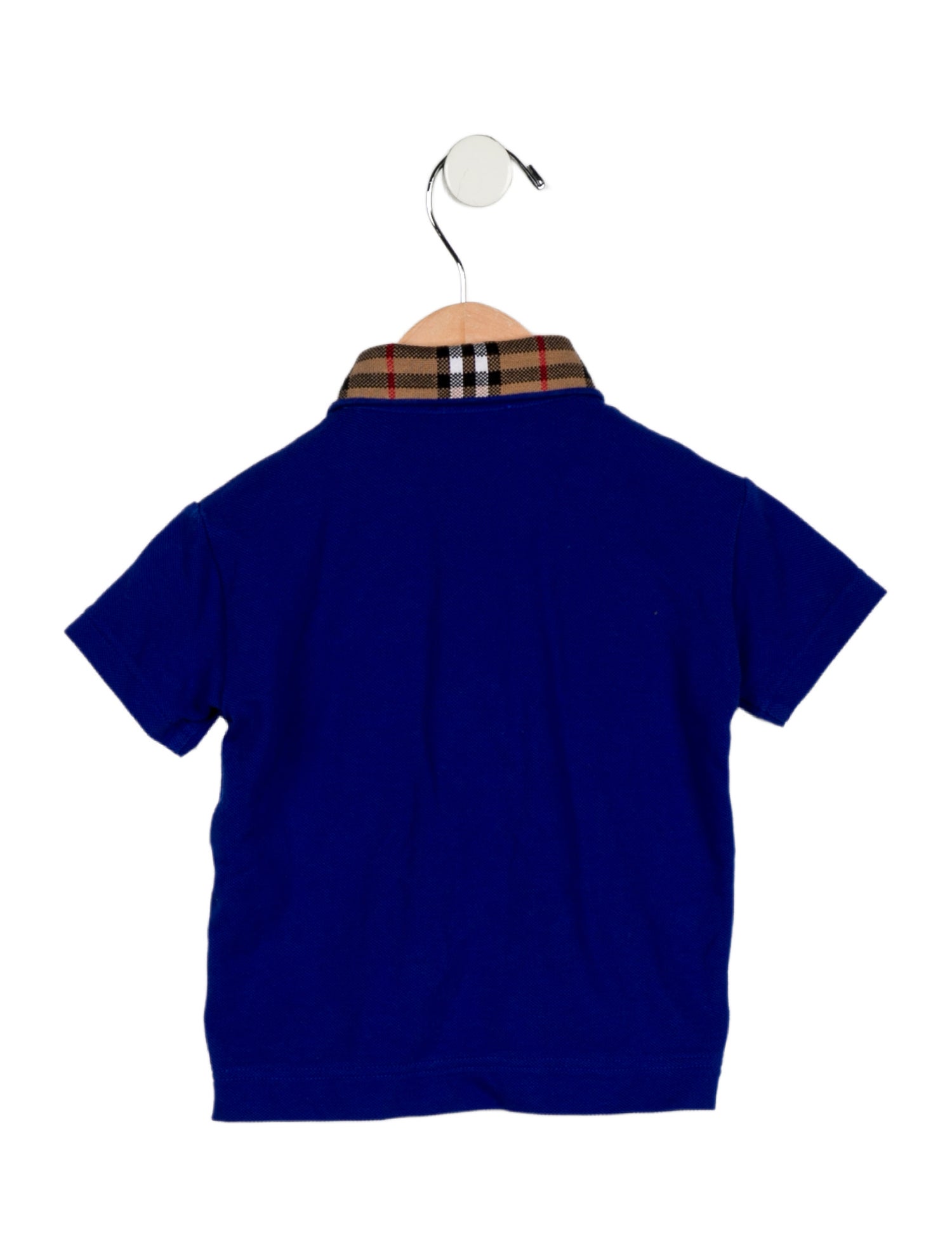Burberry infant boys' blue multicolored shirt