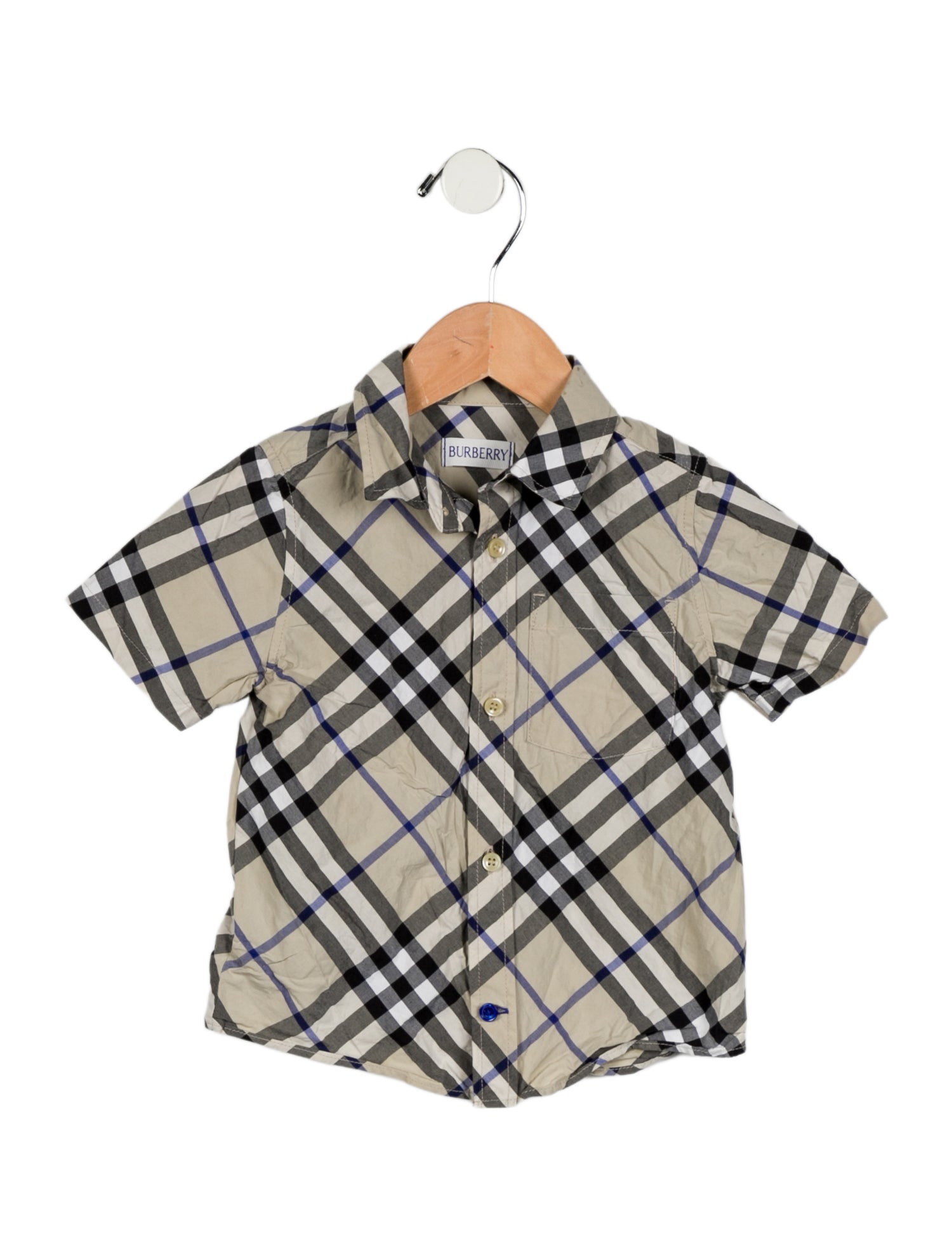 Burberry infant boys' multicolored shirt
