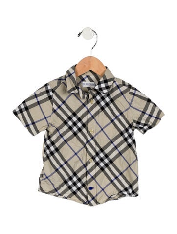 Burberry Sizes 0-24 Months infant boys' multicolored shirt 24M