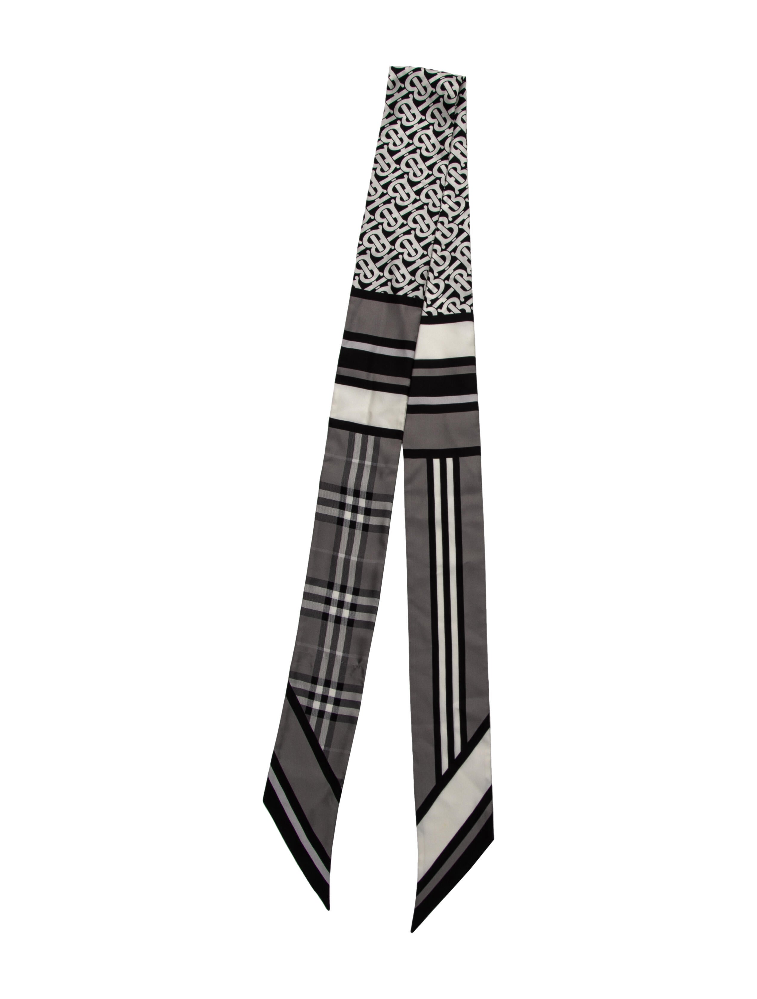 Burberry Silk Striped Scarf