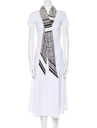 Burberry Silk Striped Scarf