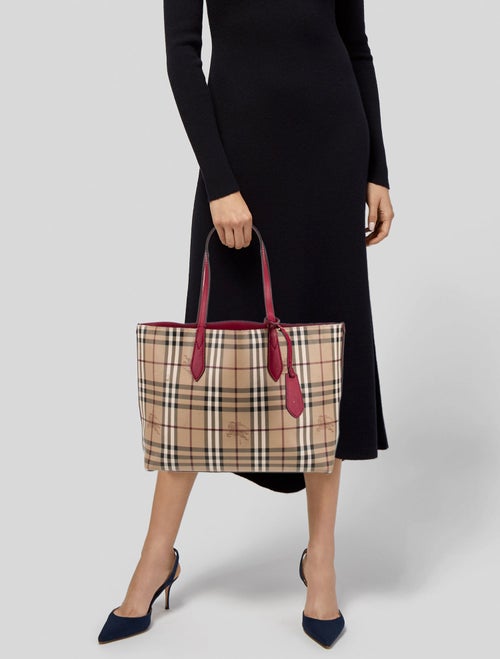 Burberry Haymarket Check Tote
