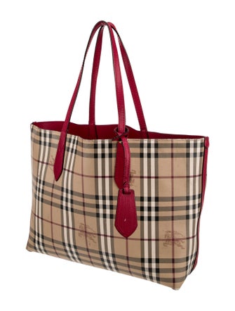 Burberry Haymarket Check Tote