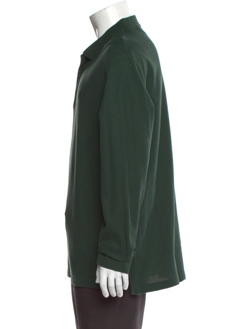 Burberry Collar Long Sleeve Polo Shirt