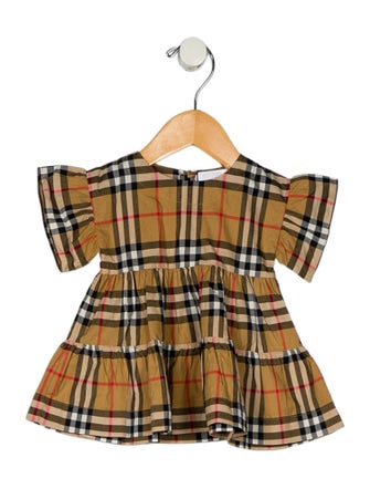 Burberry Infant Girls' Check Pattern Dress