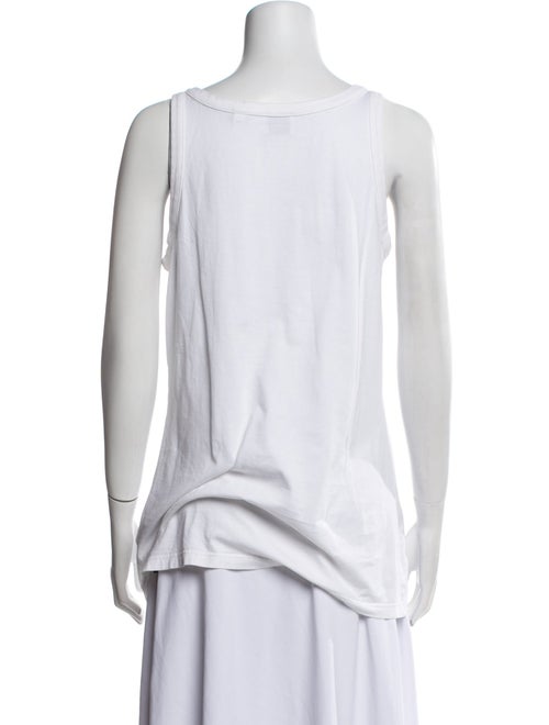 Burberry Graphic Print Scoop Neck Top