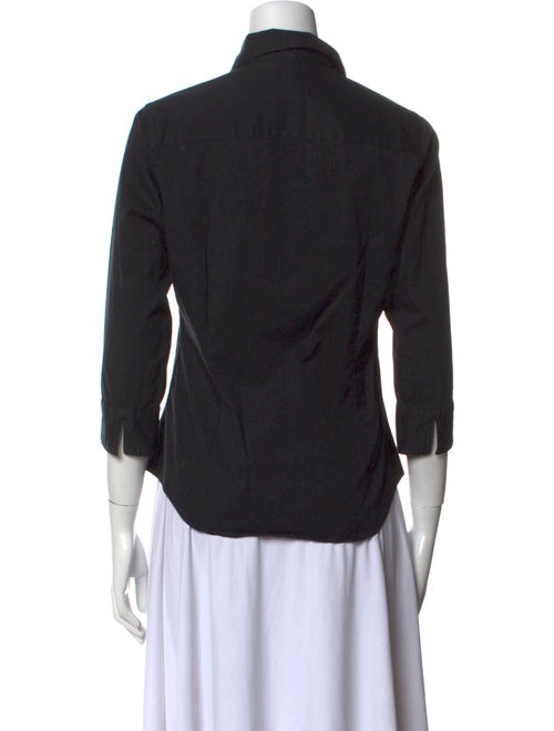 Burberry Three-Quarter Sleeve Button-Up Top