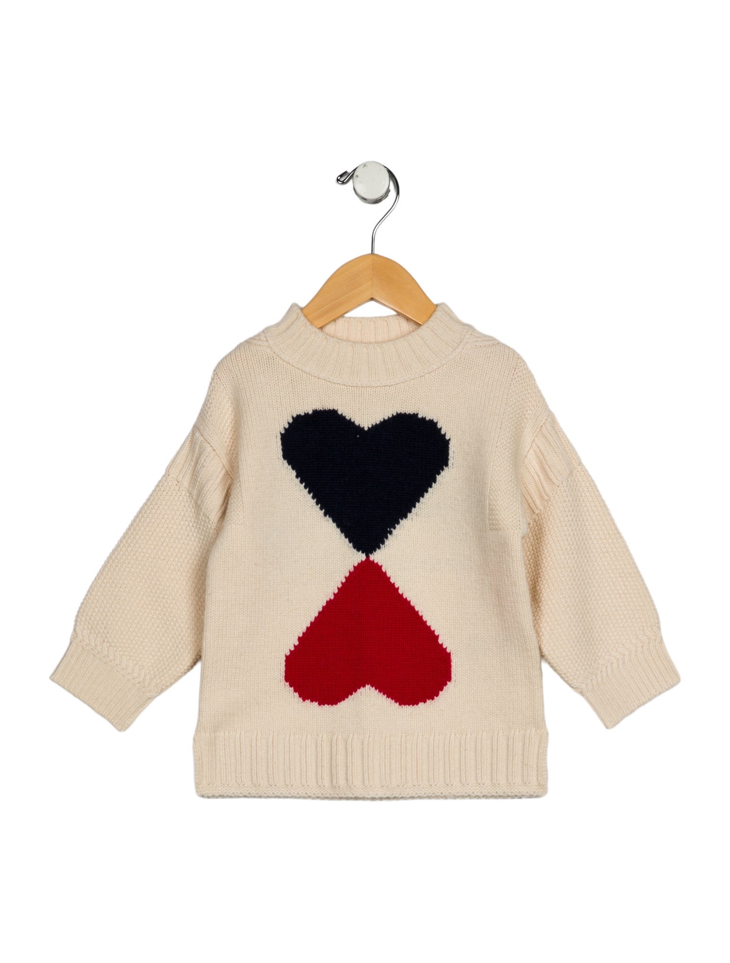 Burberry Toddler Girls Mock Neck Embroidered Knit Sweater