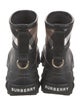 Burberry Nova Check Pattern Rubber Rain Boots