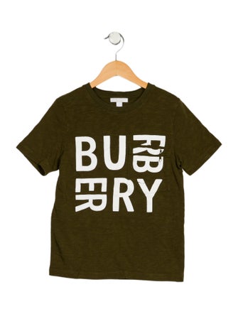 Burberry Boys' Graphic Print Short Sleeve Shirt