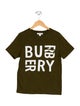 Burberry Boys' Graphic Print Short Sleeve Shirt