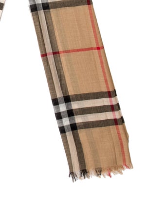 Burberry Nova Check Pattern Scarf